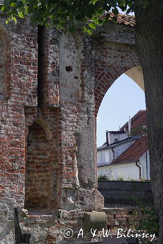 Morąg, ruiny zamku krzyżackiego