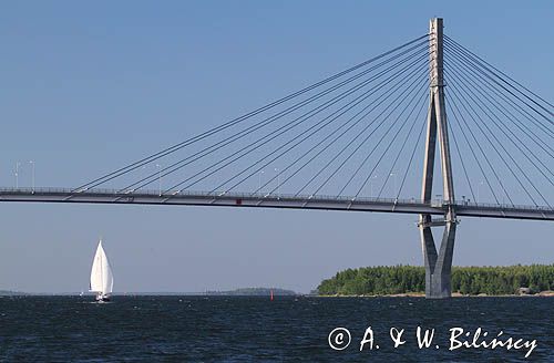 Most Replot, Archipelag Kvarken, Finlandia, Zatoka Botnicka