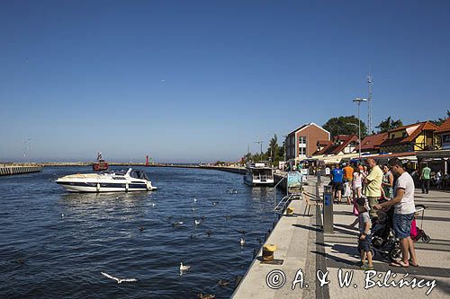 Mrzeżyno, nabrzeże portowe