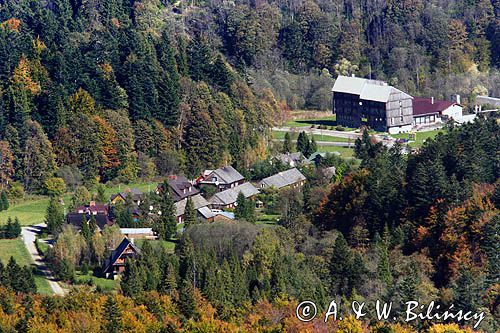 Muczne, Hotel, osada, Worek Bieszczadzki, Bieszczady