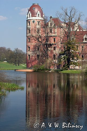 Park Mużakowski, Łęknica, lista światowego dziedzictwa UNESCO, Nowy Zamek po stronie niemieckiej