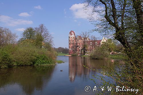 Park Mużakowski, Łęknica, lista światowego dziedzictwa UNESCO, Nowy Zamek po stronie niemieckiej