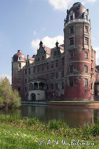 Park Mużakowski, Łęknica, lista światowego dziedzictwa UNESCO, Nowy Zamek po stronie niemieckiej