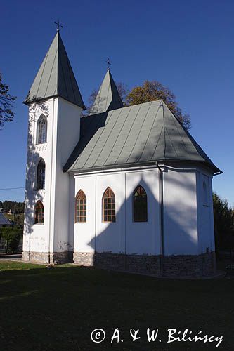 Myczków, kościół dwuwieżowy - kaplica Bieszczady