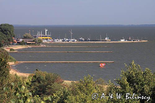 port w Nidzie na Mierzei Kurońskiej, Zalew Kuroński, Neringa, Litwa Nida harbour, Curonian Spit, Curonian Lagoon, Neringa, Lithuania