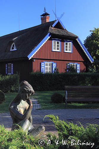 w Nidzie na Mierzei Kurońskiej, Zalew Kuroński, Neringa, Litwa Nida village, Curonian Spit, Curonian Lagoon, Neringa, Lithuania