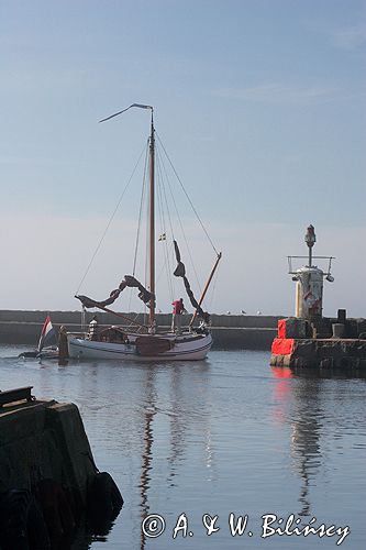 port i wioska Grönhögen, wyspa Oland, Szwecja