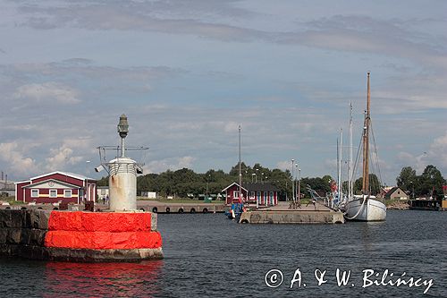 główki portu Grönhögen, wyspa Oland, Szwecja