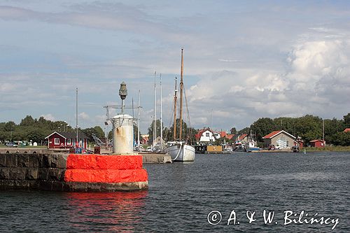 główki portu Grönhögen, wyspa Oland, Szwecja