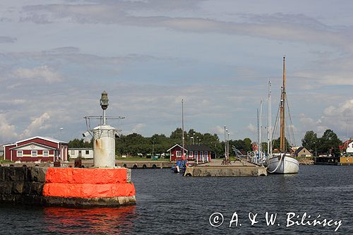 główki portu Grönhögen, wyspa Oland, Szwecja