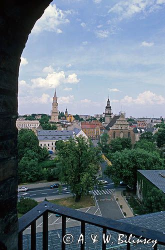 Opole, panorama z wieży zamku