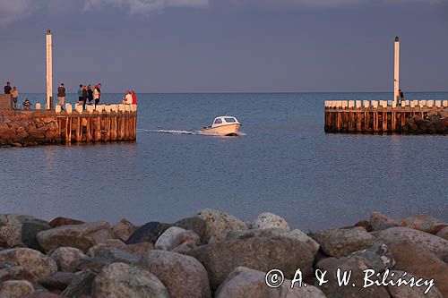 Marina, port jachtowy w Oster Hurup, Jutlandia, Kattegat, Dania