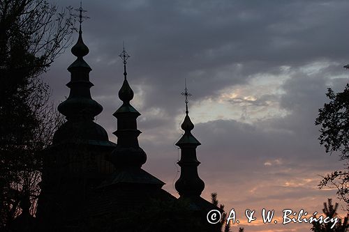 Owczary zabytkowa cerkiew drewniana z 1635 roku, obecnie kościół katolicki, Beskid Niski