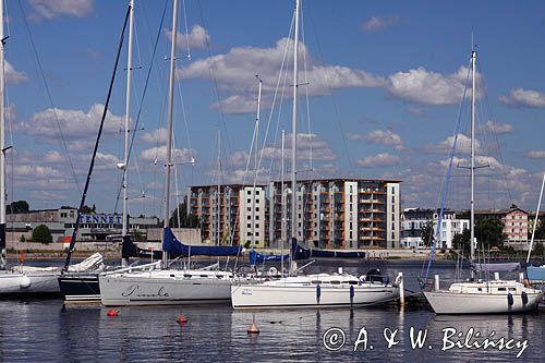 port jachtowy w Parnu, Estonia Marina in Parnu, Estonia