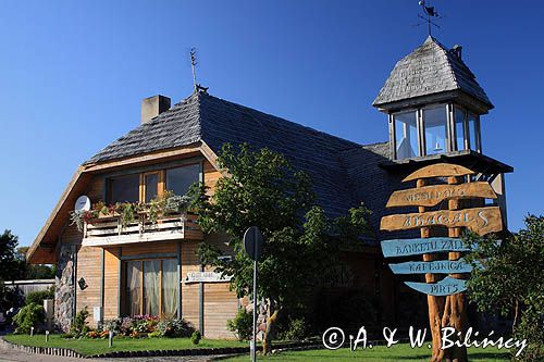 restauracja w Pavilosta, Łotwa in Pavilosta village, Latvia