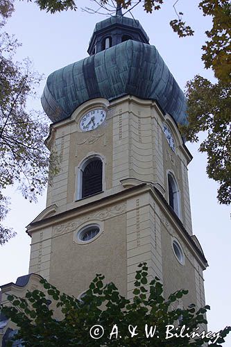 Polanica Zdrój, uzdrowisko, kościół na Klasztornej Górze