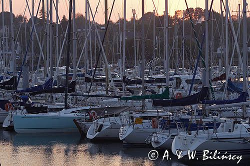 marina w Port la Foret, Finistere, Bretania, Francja