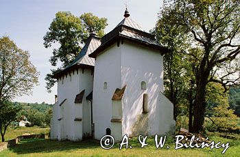 Posada Rybotycka, cerkiew obronna, grekokatolicka, Pogórze Przemyskie, Park Krajobrazowy Pogórza Przemyskiego