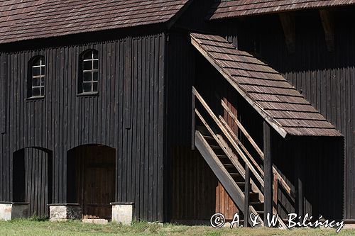 Proślice późnogotycki zabytkowy kościół drewniany z 1580/?/ roku, powiat Kluczbork