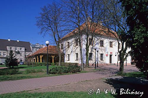 Przasnysz, rynek, ratusz, Mazowsze