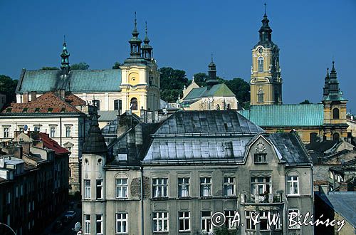 Przemyśl panorama Starego Miasta z Wieży Zegarowej