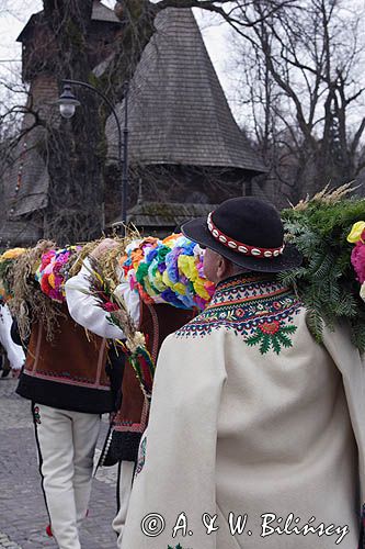 Rabka, palmy wielkanocne, Niedziela Palmowa, kościół pw św Marii Magdaleny