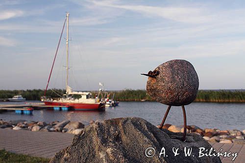 port jachtowy Ringsu, wyspa Ruhnu, Estonia Ringsu harbour, Ruhnu Island, Estonia