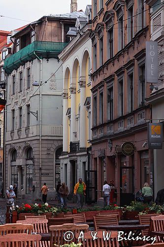 Ryga, zaułek na Starym Mieście, Łotwa