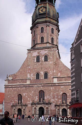 Ryga, kościół św. Piotra, Sv. Peterbaznica, Stare Miasto, Łotwa