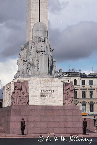 Ryga, pomnik Wolności, Nowe Miasto, Łotwa