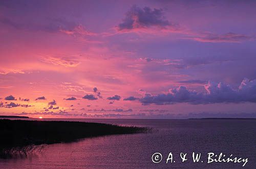 zachód słońca, Orissaare, wyspa Sarema, Saaremaa, Estonia sunset, Orissaare, Saaremaa Island, Estonia