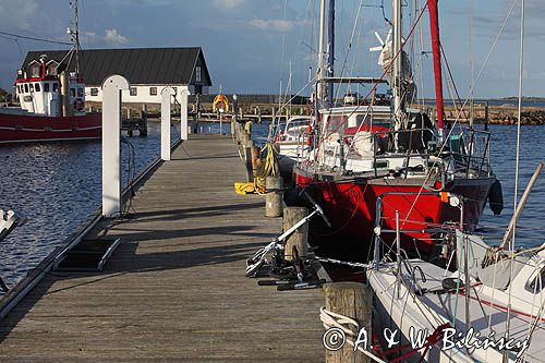 port Langor na wyspie Samso, Kattegat, Dania