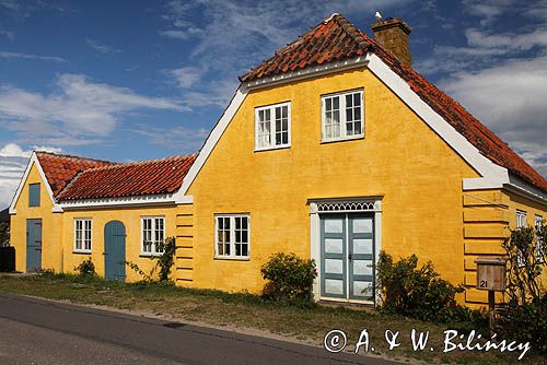 dom w Langor na wyspie Samso, Kattegat, Dania