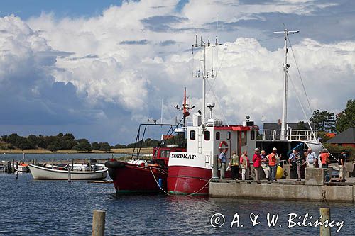 port Langor na wyspie Samso, Kattegat, Dania