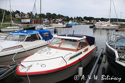 port Sanda na wyspie Sturko, Szkiery Blekinge, Szwecja