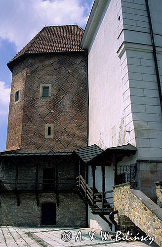 Sandomierz, fragment zamku w Sandomierzu