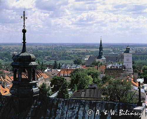 Sandomierz, starówka, panorama, Kotlina Sandomierska