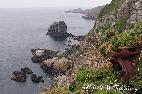 wybrzeże wyspy Sark, Channel Islands, Anglia, Wyspy Normandzkie, Kanał La Manche