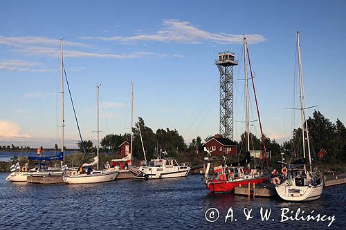 port na wyspie Selka-Sarvi, park narodowy Zatoki Botnickiej Perameren, Finlandia, Zatoka Botnicka