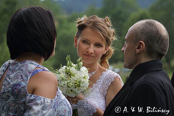 Agata Nowożeńcy ślub Agaty i Michała