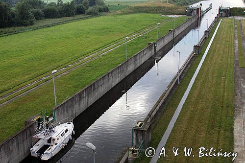 śluza Dwory, kanał Dwory, szlak wodny Wisły, Małopolska