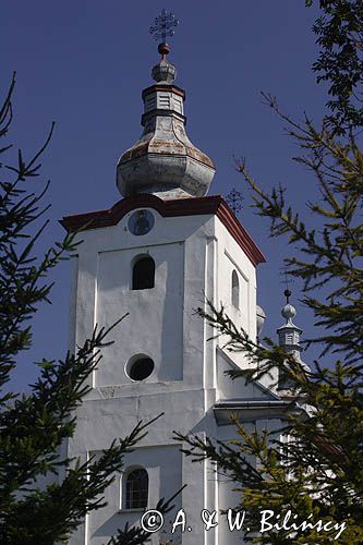 Smolnik nad Osławą. Cerkiew parafialna p.w. Św. Mikołaja z 1806r. Obecnie kościół. Bieszczady