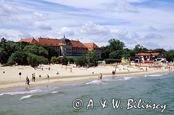 Sopot plaża i Grand Hotel