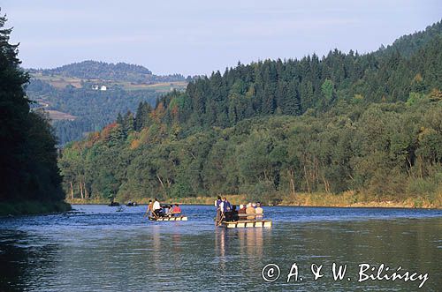 spływ Dunajcem, Pieniny