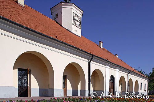 Staszów, zabytkowy ratusz z kramami