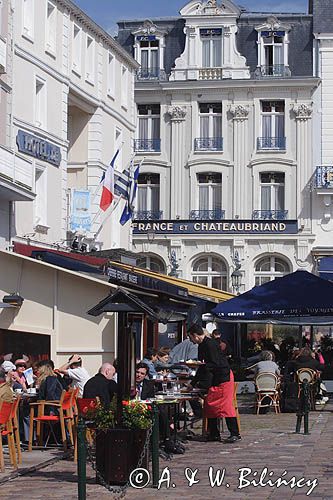 St. Malo, restauracja, Bretania, Francja