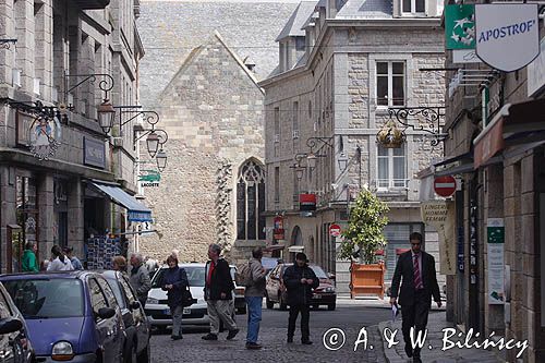 St. Malo, zaułek, Bretania, Francja