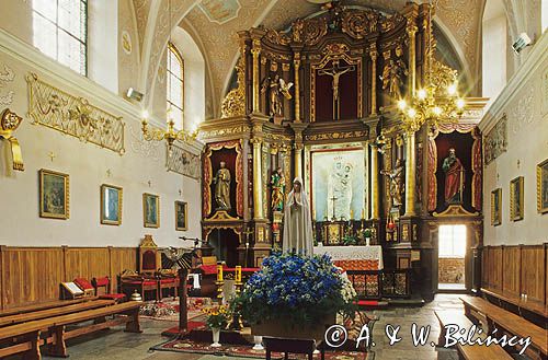 Stoczek Klasztorny Sanktuarium Obraz M.B. Stoczkowskiej w ołtarzu głównym