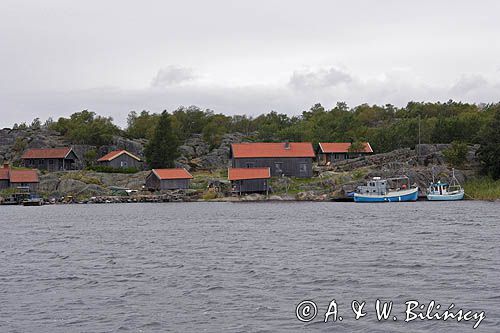 Stara osada rybacka, archipelag Stora Nassa, Szkiery Szwedzkie, Archipelag Sztokholmski, Szwecja