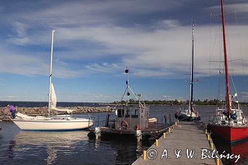 port na wyspie Stubben, Archipelag Kvarken, Finlandia, Zatoka Botnicka